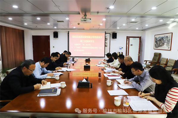 榆陽區(qū)能源發(fā)展有限公司召開春節(jié)前廉政警示教育學習會議